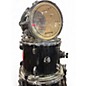 Used Ludwig 5 Piece Element Evolution Black Sparkle Drum Kit