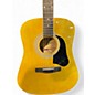 Used Silvertone PD2 Natural Acoustic Guitar