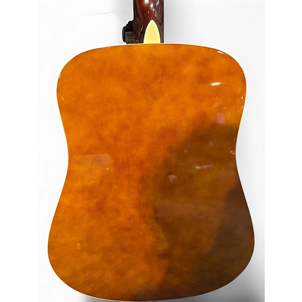 Used Silvertone PD2 Natural Acoustic Guitar