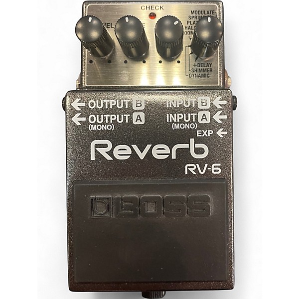 Used BOSS RV6 Digital Reverb Effect Pedal