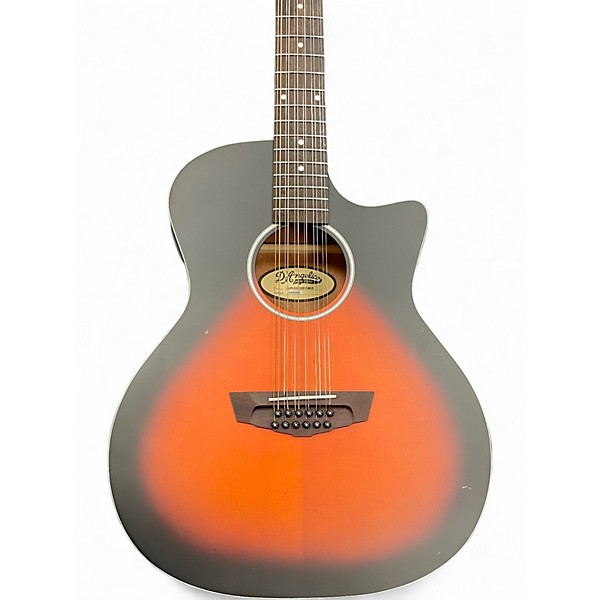 Used D'Angelico Premier Fulton LS Satin Vintage Sunburst 12 String Acoustic Electric Guitar