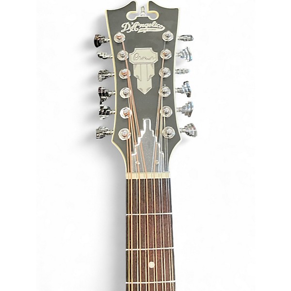 Used D'Angelico Premier Fulton LS Satin Vintage Sunburst 12 String Acoustic Electric Guitar