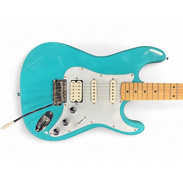 Used Kramer VT-211S Teal Solid Body Electric Guitar