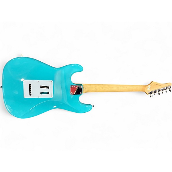 Used Kramer VT-211S Teal Solid Body Electric Guitar