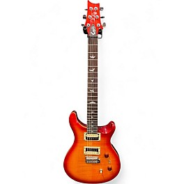 Used PRS SE Custom 24 Cherry Sunburst Solid Body Electric Guitar