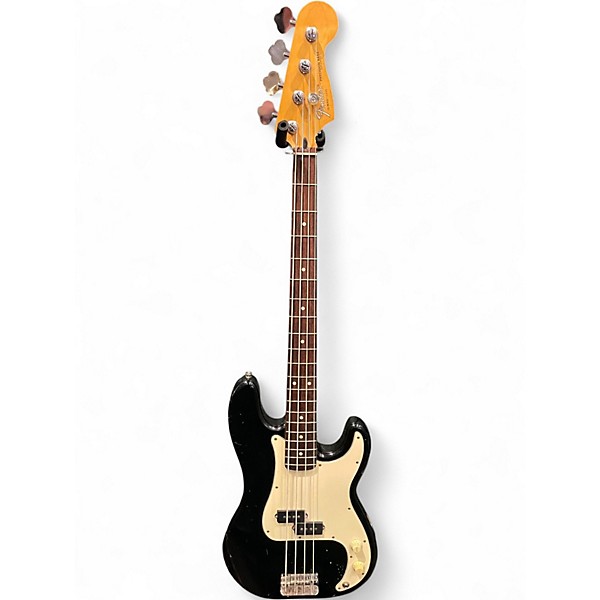 Used Fender 1992 MIM Precision Bass Black Electric Bass Guitar