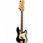 Used Fender 1992 MIM Precision Bass Black Electric Bass Guitar thumbnail
