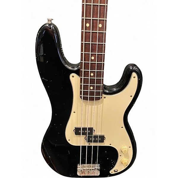 Used Fender 1992 MIM Precision Bass Black Electric Bass Guitar