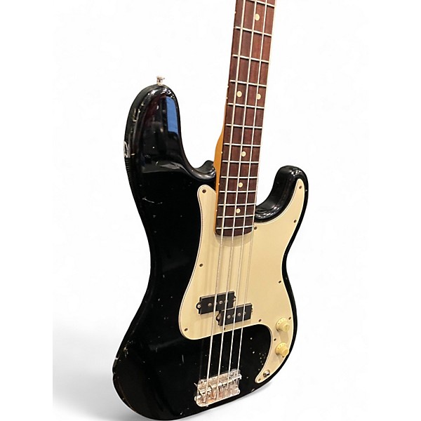 Used Fender 1992 MIM Precision Bass Black Electric Bass Guitar