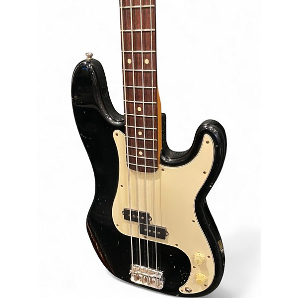 Used Fender 1992 MIM Precision Bass Black Electric Bass Guitar