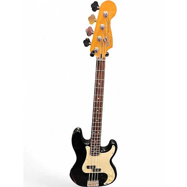 Used Fender 1992 MIM Precision Bass Black Electric Bass Guitar