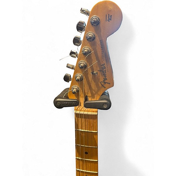 Used Fender Standard Stratocaster Black Solid Body Electric Guitar