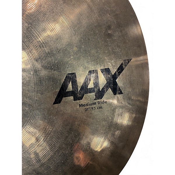 Used SABIAN 21in AAX Medium Ride Cymbal