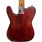 Used Reuter Guitars "Rustic" Tele Style Rustic Ox Blood Solid Body Electric Guitar