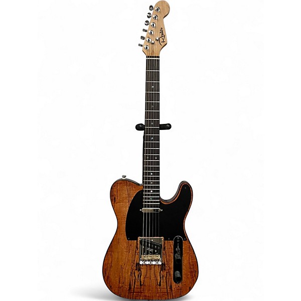 Used Reuter Guitars Tele Style Spalted Maple Solid Body Electric Guitar