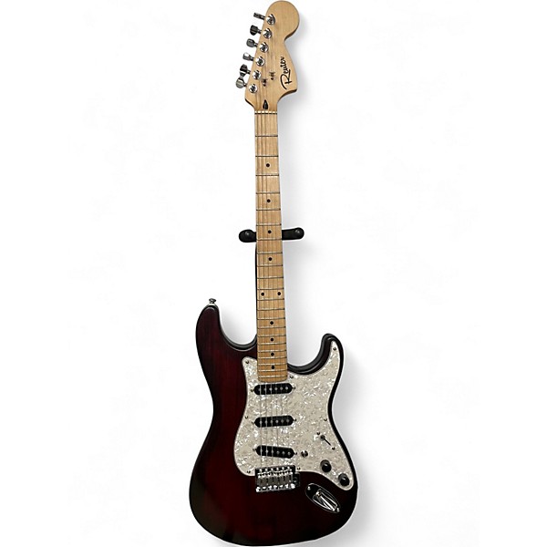 Used Reuter Guitars Vintage Vibe S Style Wine Red Burst Solid Body Electric Guitar