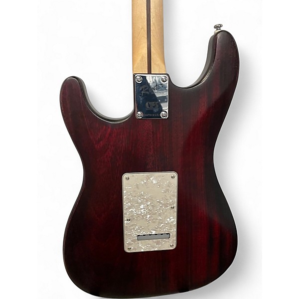 Used Reuter Guitars Vintage Vibe S Style Wine Red Burst Solid Body Electric Guitar