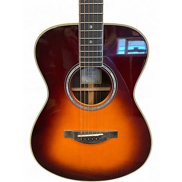 Used Yamaha LSTA TRANSACOUSTIC Brown Sunburst Acoustic Electric Guitar