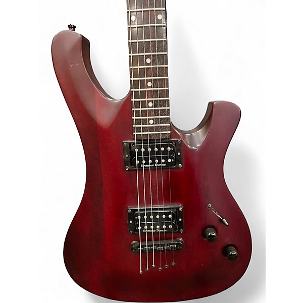 Used Schecter Guitar Research Diamond Series 006 Deluxe Red Solid Body Electric Guitar