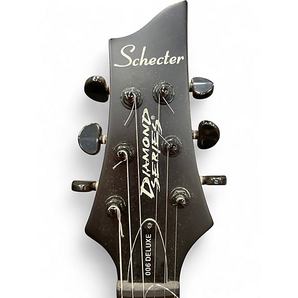 Used Schecter Guitar Research Diamond Series 006 Deluxe Red Solid Body Electric Guitar