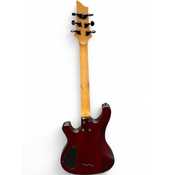 Used Schecter Guitar Research Diamond Series 006 Deluxe Red Solid Body Electric Guitar