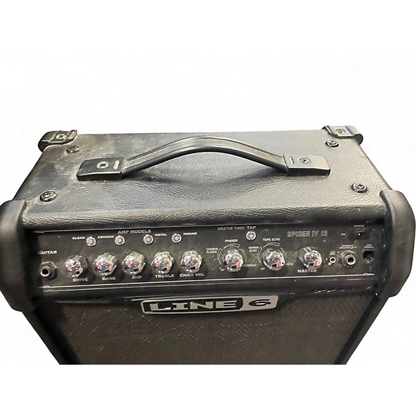 Used Line 6 Spider IV 15W 1X8 Guitar Combo Amp