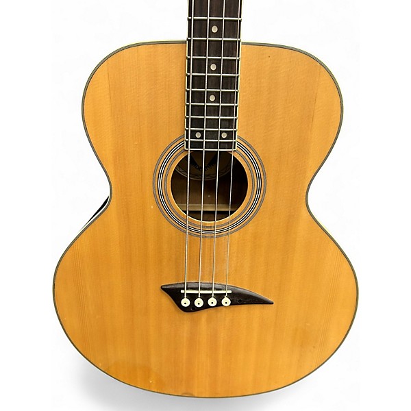 Used Dean EAB Natural Acoustic Bass Guitar