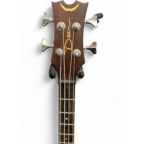 Used Dean EAB Natural Acoustic Bass Guitar