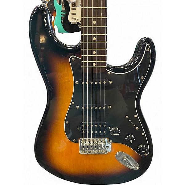 Used Squier Bullet Stratocaster With Tremolo 2 Tone Sunburst Solid Body Electric Guitar