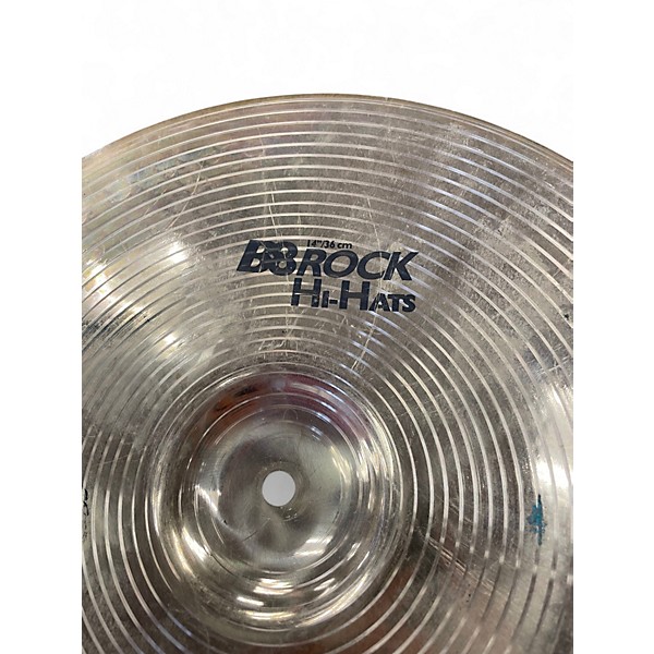 Used SABIAN 14in B8 Rock Hi-Hats Cymbal