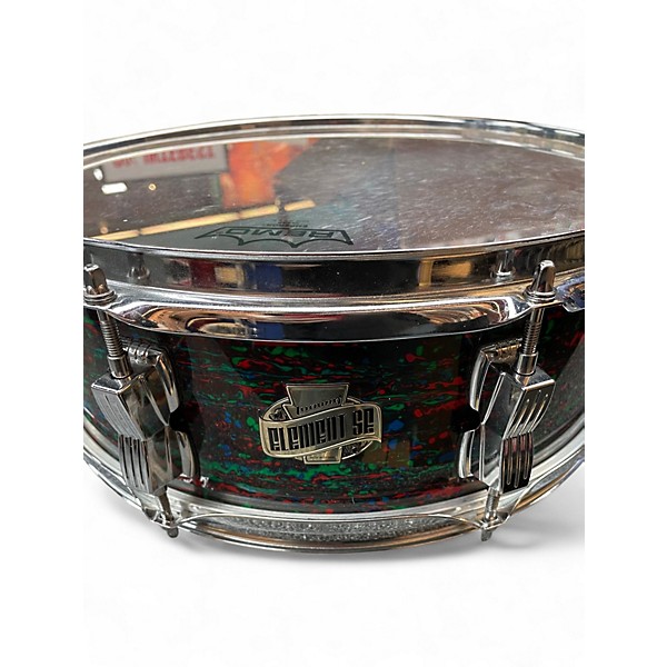 Used Ludwig 5X14 Element SE Psychedelic Red Drum
