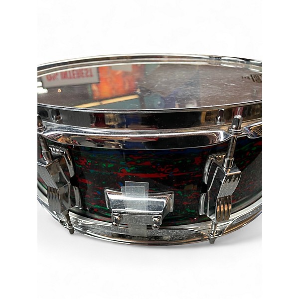 Used Ludwig 5X14 Element SE Psychedelic Red Drum
