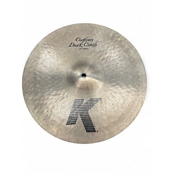 Used Zildjian 14in K Custom Dark Crash Cymbal