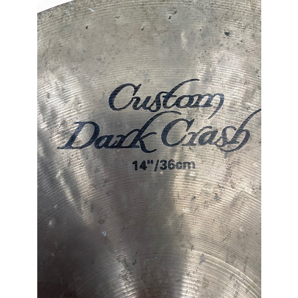 Used Zildjian 14in K Custom Dark Crash Cymbal