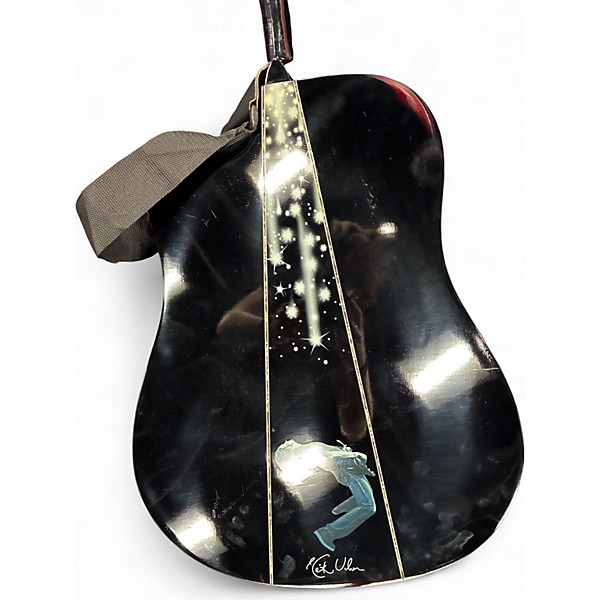 Used Keith Urban Nightstar 1st Anniversary Edition Black Acoustic Electric Guitar