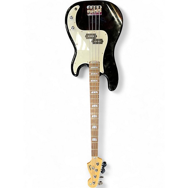 Used Squier Affinity Precision Bass Black Electric Bass Guitar