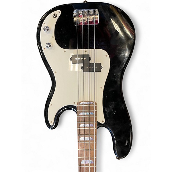 Used Squier Affinity Precision Bass Black Electric Bass Guitar