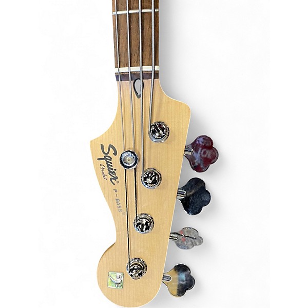 Used Squier Affinity Precision Bass Black Electric Bass Guitar