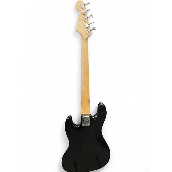 Used Squier Jazz Bass 5 String  Black Electric Bass Guitar