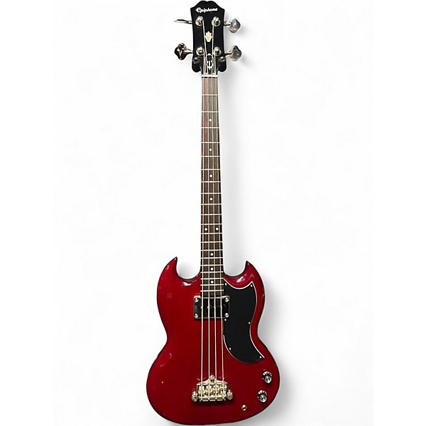Used Epiphone SG Bass Cherry Electric Bass Guitar