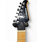 Used Silvertone St Style Black and White Solid Body Electric Guitar