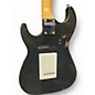 Used Silvertone St Style Black and White Solid Body Electric Guitar