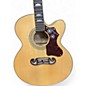 Used Epiphone EJ200CE Natural Acoustic Electric Guitar