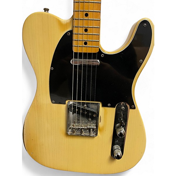 Vintage 1976 Fender 1976 Telecaster White Blonde Solid Body Electric Guitar