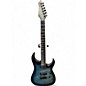 Used Harley Benton AMAROK-6 BKNT Flameburst Blue Solid Body Electric Guitar thumbnail