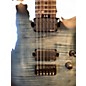 Used Harley Benton AMAROK-6 BKNT Flameburst Blue Solid Body Electric Guitar