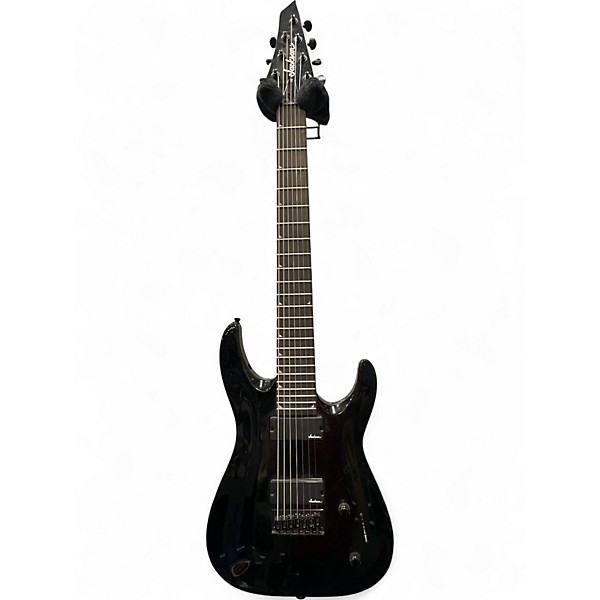 Used Jackson JS22-7 Dinky 7 String Flat Black Solid Body Electric Guitar