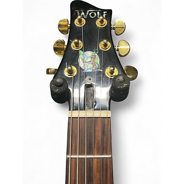 Used Aio W400 Blue Burst Solid Body Electric Guitar