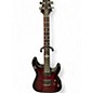 Used Schecter Guitar Research Hellraiser Deluxe Crimson Red Trans Solid Body Electric Guitar thumbnail