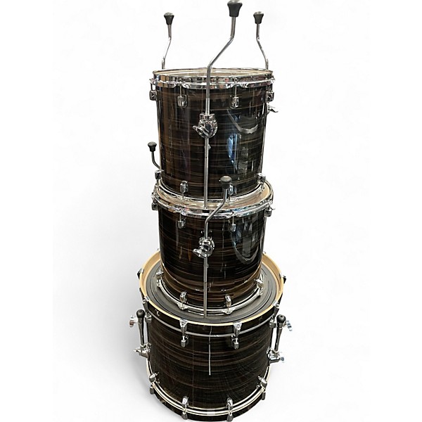 Used ddrum 7 Piece Dominion Birch Brushed Olive Metallic Drum Kit